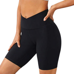 Pantalones Cortos de Ciclismo Ajustados de Cintura Media para Mujer, Estilo Nuevo, Poliéster/Spandex, Personalizables, Ecológicos, Transpirables, con Cierre de Cordón, Flexibles - Product Image 1