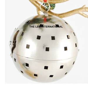 Adornos Navideños de Cristal Plateado Mate de Lujo para Colgar en el Árbol de Navidad, Precio de Fábrica, para Regalo Navideño - Product Image 2