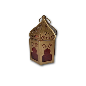 Metal and Glass <b>Lantern</b> in Rose <b>Gold</b> Plated Finished New Metal <b>Lantern</b> in Wholesale Price Latest Candle Votive New Metal <b>Lantern</b> - Product Image 2