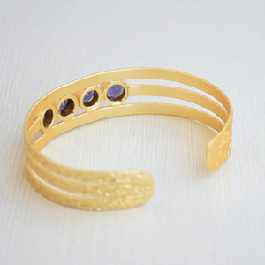Minimalist Gold Plated <b>Adjustable</b> Brass <b>Bracelet</b> Handmade Women Fashion Jewelry Factory Price OEM ODM - Product Image 3