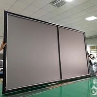 Écran de Projection ALR à Cadre Fixe Fresnel Longue Portée de 100-150 Pouces, Prix Facteur TELON, pour Cinéma Maison