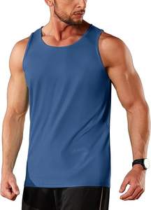 Quickdry Men's Breathable Tank Tops Fitness <b>Sleeveless</b> <b>Shirt</b> for Casual or Workout Wear - Product Image 5