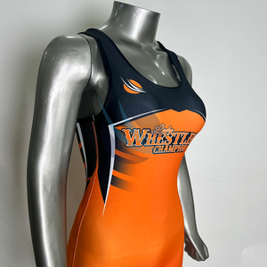 ชุดนักมวยปล้ำดีไซน์เฉพาะตัว ยืดหยุ่นสูง แบบซับลิเมชั่น ขายส่ง ชุดยกน้ำหนักแบบชิ้นเดียว - Product Image 5