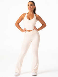 Respirant personnalisé os NKD croix taille évasée Leggings haut croix sur ceinture nouveau vêtements actifs mode Gym Leggings pour les femmes - Product Image 4