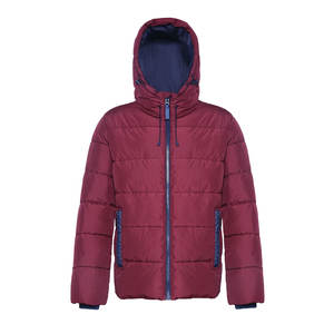 Chaqueta Acolchada de Nailon Súper Suave para Hombre, Chaqueta de Invierno con Capucha y Cremallera, Chaqueta Acolchada Pequeña con Cremallera Completa de Invierno en Estilo Único - Product Image 4