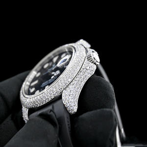 Reloj automático Joyería Relojes de cuarzo Alta Calidad 30 quilates VVS Moissanite Diamante tachonado Reloj helado - Product Image 5