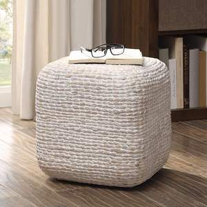 Hot Top Product Seagrass Agua Jacinto Otomano Silla Puf de Rangement Personalizar Tamaño Color Dormitorio Muebles para el hogar - Product Image 5