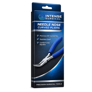 <b>Needle</b> <b>Nose</b> Curved <b>Pliers</b> for Jewelry Making Precision Crafting Tool Durable Stainless Steel Jewelry <b>Pliers</b> - Product Image 1