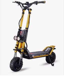 Nouvelles ventes : Trottinette électrique Wolf King GTR 12 pouces 72V 35Ah 2000Wx2, personnalisable OEM, garantie 3 ans - Product Image 1