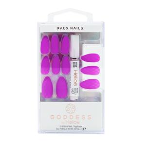 HGOD0023 Ensemble d'ongles artificiels Goddess de haute qualité, faits à la main, à presser, longs et carrés, tendance - Product Image 1