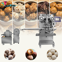 Machine automatique BNT-208 pour la fabrication de boules énergétiques, machine à enrober les boules de dattes protéinées, les boules de noix de coco, les boules de sésame et les boules de chocolat