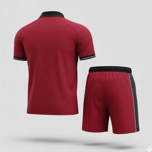Uniforme de Golf para Hombre de Diseño Moderno, Tela Elástica, Transpirable, Ligero y Cómodo, para Entrenamiento de Golf, Práctica Deportiva, Clubes, 100% Poliéster - Product Image 2