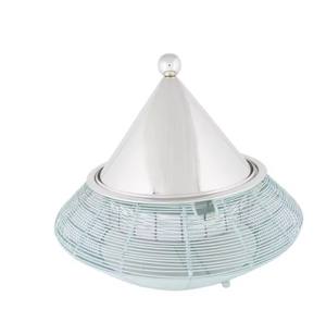 Casserole en métal de luxe faite à la main nouvelle marmite avec support en bois table de forme ronde de meilleure qualité pour la cuisson des aliments utilisation décorative - Product Image 6