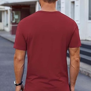 Camiseta de manga corta de estilo suave para adultos con logotipo personalizado Camisetas de equipo para hombres - Product Image 4