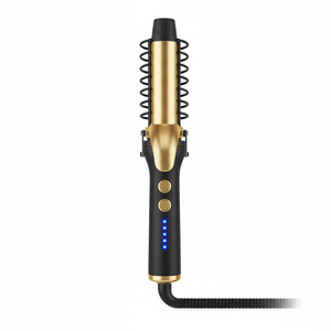 Plancha de Pelo y Rizador de Cerámica Personalizado, Barril de 25 mm, Calor Ajustable, Pantalla LED, Calentador PTC, el Más Vendido para Mujeres - Product Image 1