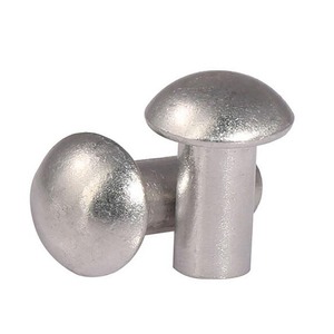 Rivets solides à tête ronde en aluminium, rivets solides à tête dôme pour meubles métalliques, plusieurs tailles - Product Image 1