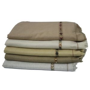 High Quality Custom Made Embroidered <b>Woolen</b> Men Shawl Winter Warm Long Solid Breathable Party Causal Wear Adults Pakistan - Product Image 5