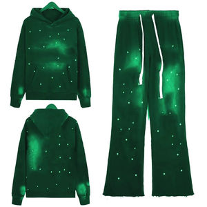 Survêtements pour hommes en strass Sun Faded 100% Cotton Fleece Oversize Blank Plain Winter Collection Bulk Quantity Lightweight - Product Image 6