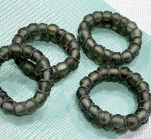 Servilleteros bohemios-Servilleteros con cuentas de vidrio - Product Image 3