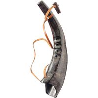 Handmade Natural Horn Blowing Horn Buffalo Horn Musical Instrument Unique Design Historical Style Decoration