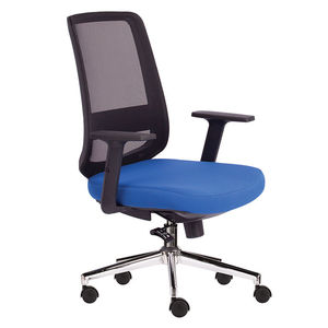 Silla de Oficina Ergonómica M1080-03 con Respaldo de Malla Verde y Base Giratoria para un Trabajo Cómodo - Product Image 1