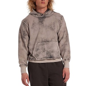 Jersey de algodón pesado, sudaderas con capucha, sudaderas lavadas Vintage para hombre, ropa de calle Regular de ajuste, respetuoso con el medio ambiente de invierno - Product Image 2
