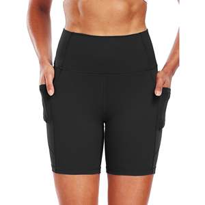 Vêtements de gym Shorts pour femmes Shorts de yoga taille haute Booty-Lifting Seamless Workout 4-Way Stretchy Running Fitness Shorts For Women - Product Image 1