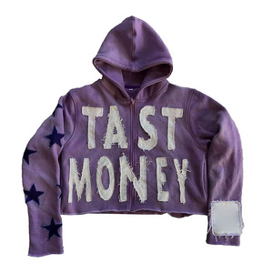 Venta al por mayor personalizado 450 GSM peso pesado desgastado Logo sudaderas con capucha de gran tamaño ropa de hombre caída hombro 100% algodón fabricante - Product Image 6
