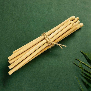 Pajitas de bambú artesanales de Vietnam, pajitas para beber reutilizables hechas de material de bambú seco - Product Image 2