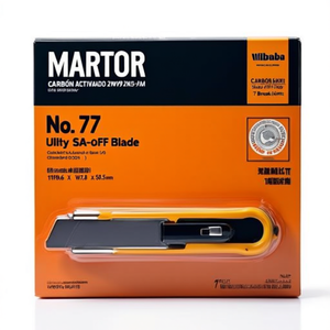 MARTOR No. Cuchilla de Repuesto para Cuchillo Multiusos 77, 10 Piezas/Embalaje Transparente, 109.6 x 17.8 x 0.5 mm, 7 Puntos de Rotura - Product Image 3