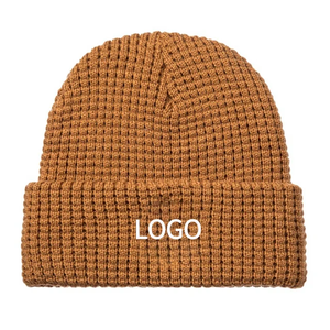 Bonnet en tricot réfléchissant en acrylique 100% personnalisé vente en gros bonnet de sport de sécurité foncé casquettes d'hiver chaudes pour adultes - Product Image 3