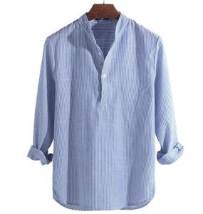 Meilleure vente chemise à carreaux classique à manches longues pour hommes chemise à carreaux pour hommes avec poche poitrine chemise à manches longues pour hommes - Product Image 5