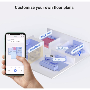 Aspiradora Robótica Ezviz CS-RE4P-PBT2 a Batería con Función de Limpieza en Seco y Húmedo, Instalación Automática para Uso en Hoteles - Product Image 6