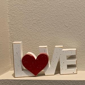 TCE Décoration de table en bois en forme de cœur Art Déco pour la Saint-Valentin, objet cadeau romantique pour la maison, pour les mariages et les célébrations à thème - Product Image 4