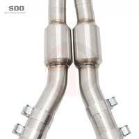 Système d'échappement intermédiaire SDO Performance Racing Style en acier inoxydable 304 poli miroir pour BMW M3 M4 G80 G81 G82 G83 3.0T 2021-2026