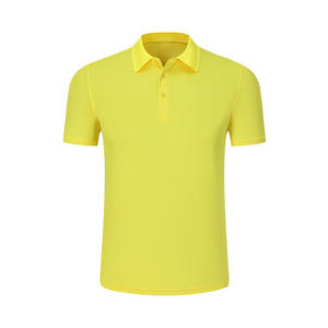 OEM personalizado hombres de manga corta patrón sólido trabajo de secado rápido para camisas con cuello alto y logotipo personalizado-100% poliéster - Product Image 5