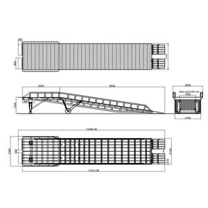 8-Ton Standard Loading Forklift Ramp for Warehouses and <b>Material</b> <b>Handling</b> - Product Image 6
