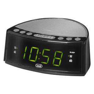 Radio domestique noire RC 846D modèle 0RC84600 avec fonction veille - Product Image 1