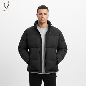 Chaqueta Acolchada de Lona con Capucha para Hombre, Proveedor de Fábrica OEM, Venta al por Mayor, Hecho a Medida, Cálida para Invierno, Ligera, Acolchada, Transpirable, Estilo Urbano - Product Image 1