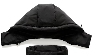 Chaqueta Acolchada con Capucha y Logotipo Personalizado, Relleno de Algodón, 100% Poliéster, Calefactable, Ecológica, Unisex, Abrigada, Impermeable, para Otoño y Nieve - Product Image 4