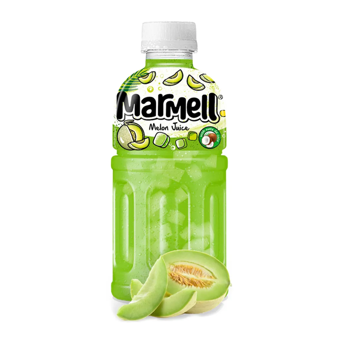Natural ingredients soft drinks MELON and coconut jelly 0.32 l (320 ml) non-carbonated beverage melon drink for food