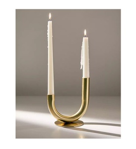 Nuevo portavelas de Metal elegante de Tahura Export para exportación en latón, acero, hierro, aluminio, portavelas, regalo y decoración - Product Image 4