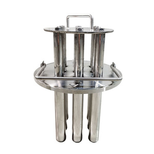 Disesuaikan 12000gauss <span class=keywords><strong>SUS316L</strong></span> Food Grade penjepit cepat pelepas jenis filter magnetik, Magnet pipa, perangkap cairan magnetik - Product Image 3