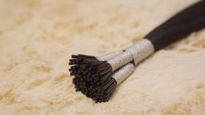 Extensiones de cabello con micropunta de pegamento de queratina italiana de alta calidad, extensiones de cabello largo de Color Natural Remy humano dibujado doble para mujeres - Product Image 2