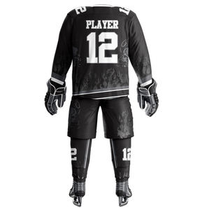 100% entièrement personnalisé maillot de Hockey sur glace en gros meilleure qualité nouveau Style sublimé uniforme de Hockey sur glace pour les vêtements de sport - Product Image 2