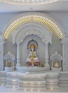 ลายแมนเดอร์วัดหินอ่อนในร่มงานแฮนด์เมดและขัดเงาจากผู้จำหน่ายในอินเดีย - Product Image 2