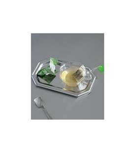Plateau de service décoratif en acier inoxydable avec design artistique adapté aux mariages cadeaux pendaison de crémaillère occasions festives - Product Image 6