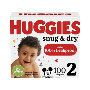 Couches pour nouveau-né Huggies Snug & Dry taille 1 (8-14 livres) emballage de 38 pièces peut varier pour bébé utilisation en gros - Product Image 5