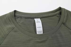 Wholesasale Sportswear Men's Gym Top Tshirt <b>Moisture</b> <b>Wicking</b> Active Athletic Gym T-<b>shirt</b> Quick Dry Compression T-<b>shirt</b> for men - Product Image 6