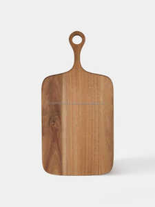 Tabla de Cortar Rectangular de Madera de Acacia Natural de Primera Calidad, Hecha a Mano, con Mango, Ecológica, Apta para Lavavajillas, Plegable - Product Image 5